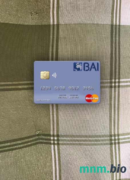 Portugal Banco BAI Europa wygląd zdjęcia mastercard skan PSD + zdjęcie